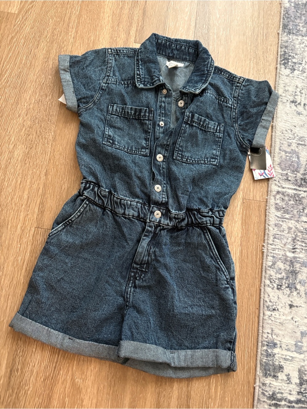 Women’s Denim Short Romper